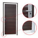 Ver imagem 2 de Porta Veneziana Alumínio 86 Esq Mix Corten Brimak