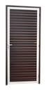 Ver imagem 1 de Porta Veneziana Alumínio 86 Esq Mix Corten Brimak