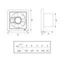 Ver imagem 4 de Exaustor Ventokit Completo New Classic 280 Bivolt