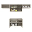 Ver imagem 4 de Cozinha Completa 4 Peças 7 Portas Vitória Espresso Móveis