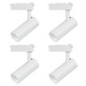 Kit 4 Spot Longo Led Mr16 para Trilho Eletrificado Branco 3000k Quente - 1
