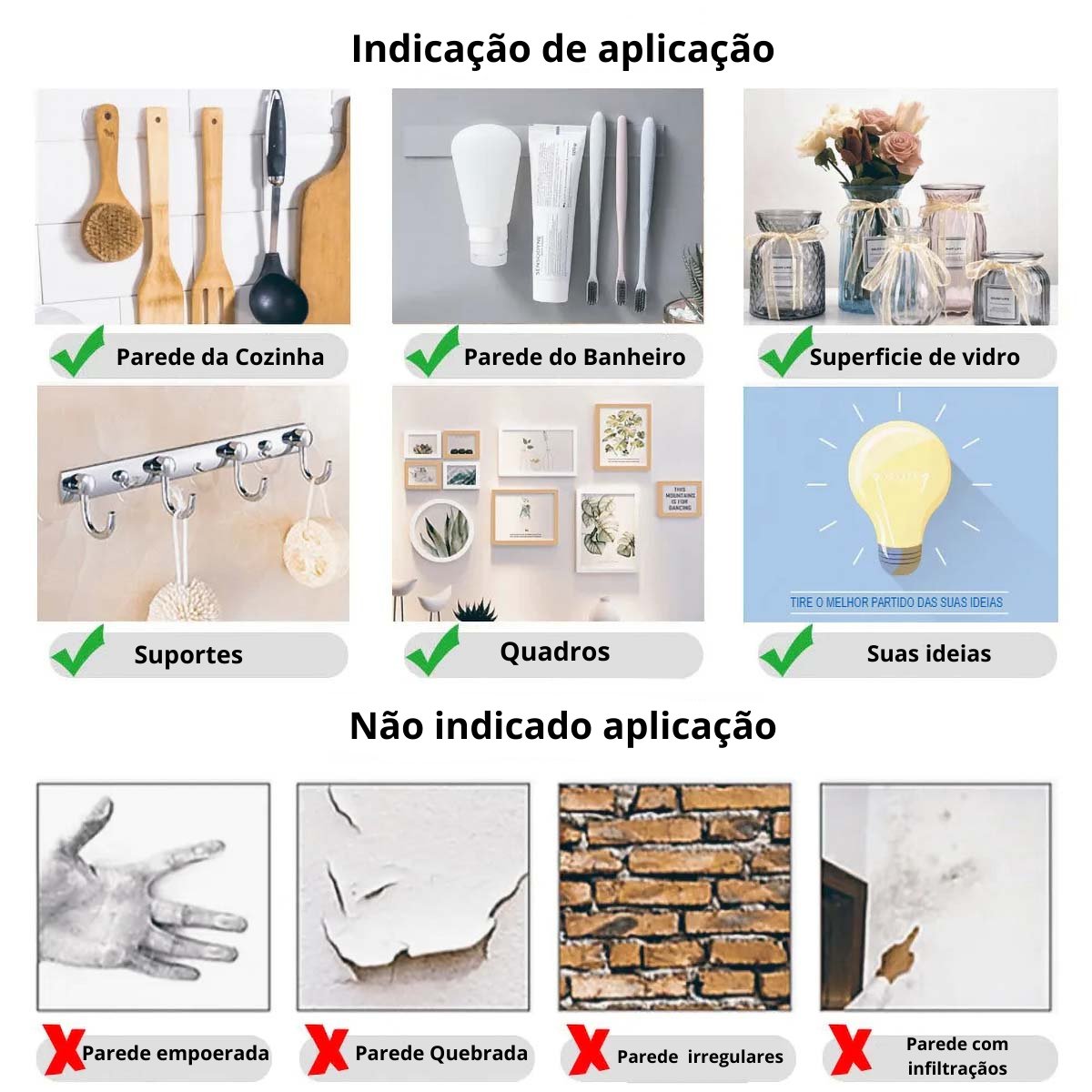 Kit 10 Fita Dupla Face Extra Forte Massa Acrílica Transparente 19mm X 20 Metros - 5