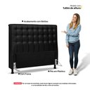 Ver imagem 3 de Cabeceira Cama Box Casal Queen Size Ciara 160cm Botonê com Frame Suede Preto - Desk Design
