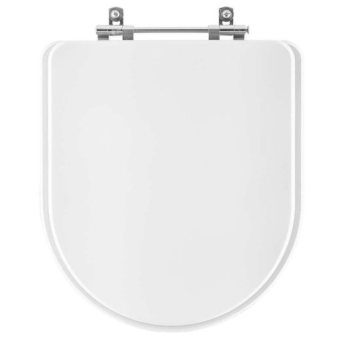 Assento Sanitário Poliéster Ona Branco para Vaso Roca