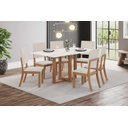 Ver imagem 2 de Mesa Jantar Natali 160 6 Cadeiras Milla Linho - Henn