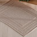 Ver imagem 3 de Tapete Nobile Jacquard 100% Algodão 1300g/m² 40x60cm Argila