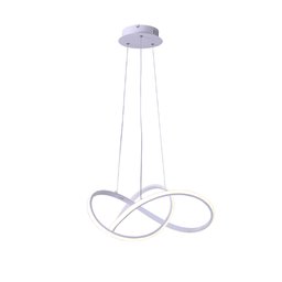 Pendente Fluire Branco LED 30W 3000K Bivolt SB001W Bella - 1