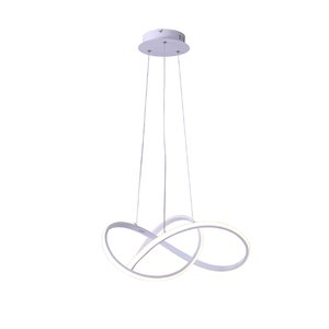 Pendente Fluire Branco LED 30W 3000K Bivolt SB001W Bella