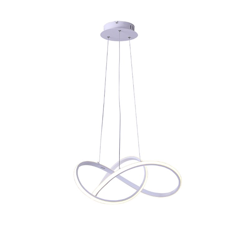 Pendente Fluire Branco LED 30W 3000K Bivolt SB001W Bella