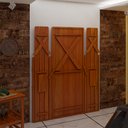 Ver imagem 4 de Conjunto Dobrável de Parede Para Churrasco 2,2m 2 Bancos Madeira Maciça Angelim