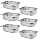 Ver imagem 1 de 6 Cubas Gastronômicas Inox 1/2 Buffet Restaurante 6,41l Gourmet Mix Gx0407