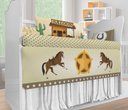 Ver imagem 2 de Kit Berço Enxoval de Bebê Cavalo Fazenda Cowboy