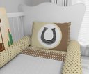 Ver imagem 3 de Kit Berço Enxoval de Bebê Cavalo Fazenda Cowboy