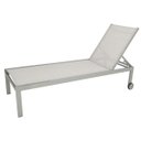 Ver imagem 1 de Espreguiçadeira para Piscina com Rodas Movel de Area Externa Jardim