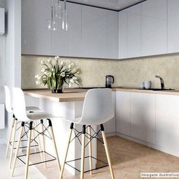 Papel de parede lavavel para banheiro - Mármore Travertino - 3