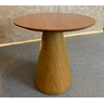 Mesa Cone Lateral Madeira Freijó - Tampo 41 Cm - 2