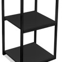 Ver imagem 6 de Aparador Prateleira Casa Sala Base Preto Tampo Preto