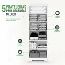 Ver imagem 5 de Armário Multiuso Israel 2 Portas com Chave 100% MDF Branco