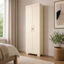Ver imagem 1 de Armário Multiuso Israel 2 Portas com Chave 100% MDF Branco