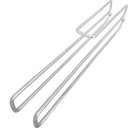 Ver imagem 3 de Kit 2 Suportes Porta Taças de Encaixe Cromado 30x4cm Encaixe 2cm Armário