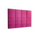Ver imagem 1 de Kit 2 Paineis Cama Box Fantasy 0,90 Tecido Suede Cor Rose