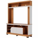 Ver imagem 1 de Estante Painel para Tv 65 Pol 160cm Doman C04 Freijó Off White Matte - Lyam Decor
