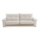 Ver imagem 2 de Sofá Avalon 02 Módulos de 120cm Br25cm Meu Sofá Online A302 Linho Branco