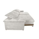 Ver imagem 5 de Sofá Avalon 02 Módulos de 120cm Br25cm Meu Sofá Online A302 Linho Branco