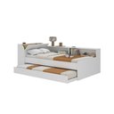 Ver imagem 3 de Cama Infantil Bellagio 1 Porta com Cama Auxiliar Branco - Pnr Móveis