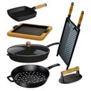 Ver imagem 1 de Kit Churrasco Grelha Completo Grill Ferro Fundido Libaneza