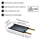 Ver imagem 6 de Kit Churrasco Grelha Completo Grill Ferro Fundido Libaneza