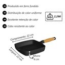 Ver imagem 2 de Kit Churrasco Grelha Completo Grill Ferro Fundido Libaneza