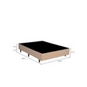 Ver imagem 3 de Base Cama Box Casal 138x188 Estrutura Madeira Eucalipto Reforçada Suporte 150kg/m² com Pés
