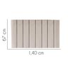 Painel para Cama Box Casal 1,40 Cm Carla - Luxo House Cor:bege - 2