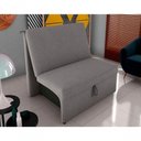 Ver imagem 1 de Sofá Cama Dominion 2 Lugares Reclinável 113cm Cinza