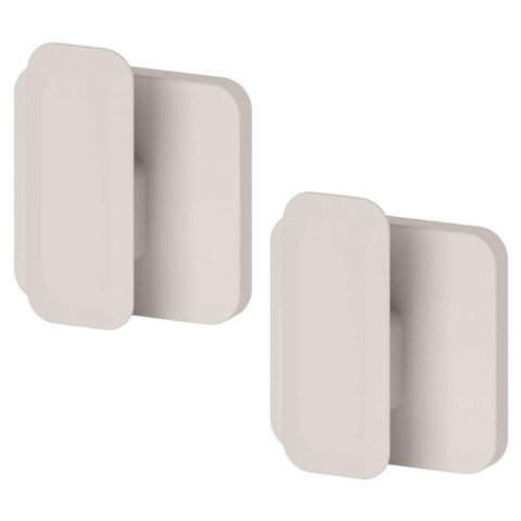 Kit 2 Ganchos de Parede Adesivo Cabideiro 8,5cm Porta Toalha