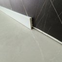 Ver imagem 3 de Rodapé Poliestireno Slim Liso 05cm Branco