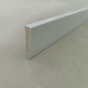Ver imagem 2 de Rodapé Poliestireno Slim Liso 05cm Branco