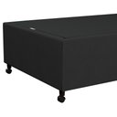 Ver imagem 5 de Base para Cama Box Solteiro 88x188cm Hit I02 Suede Preto - Mpozenato