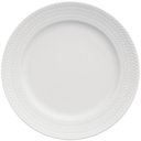 Ver imagem 1 de Prato Raso 26,5cm em Porcelana Redondo Germer com Relevo Chevron Branco