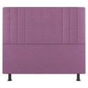 Ver imagem 3 de Cabeceira E Baú Cama Box King Size Grace 195cm Suede Rosa