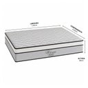 Ver imagem 3 de Colchão King Sr Life Visco Molas Ensacadas Espuma D45 193x203x38cm Cinza