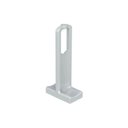 Ver imagem 1 de Suporte Topo Bastão Cabideiro Vesto 28x12mm Acabamento Cromo Acetinado Rometal 01 Unidade