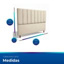 Ver imagem 5 de Cabeceira Estofada Moderna e Elegante para Cama de Casal 140 Carla Linho