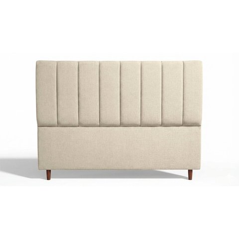 Cabeceira Estofada Moderna e Elegante para Cama de Casal 140 Carla Linho