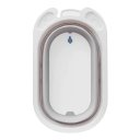 Ver imagem 7 de Banheira Baby Portátil Dobrável Flexível Cinza 16946 - Buba