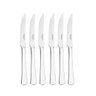 Faca de Mesa Carne Serrilhada Aço Inox Talheres Buffet 6un Toronto - 1