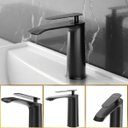 Ver imagem 1 de Torneira de Banheiro Moscou Misturador Preto Quente Frio Goldenx