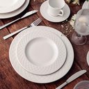 Ver imagem 2 de Jogo 6 Pratos para Sobremesa Porcelana Branca 21cm Tramontina Mesa Posta Sobremesa Doces Ingrid