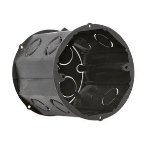 Caixa De Luz Oitavada Preta Dupla 4x4 Com 24un Mondiale